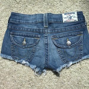 True Religion jean shorts